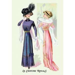  Le Costume Royals Two Robespierre Silk Gowns 20x30 poster 