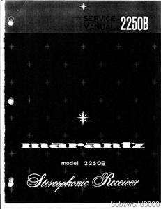 Marantz 2250B Reciever Service Manual in PDF format  