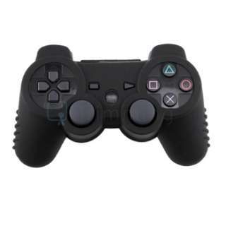 Black Silicone Cover Skin Case for SONY PS3 Controller  