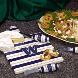    Washington Huskies Cheese Cutting Board Set