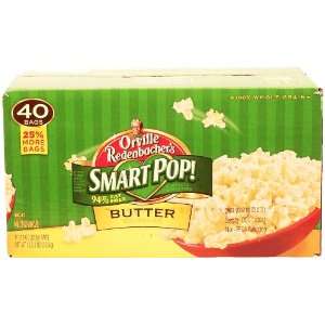 Orville Redenbachers Smart Pop 94% fat free butter microwave popcorn 