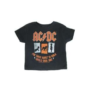  Sourpuss AC/DC For Those About To Walk Toddler Kids T 