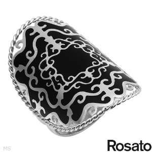 Rosato Sterling Silver Ladies Ring. Ring Size 7.5. Total Item weight 5 