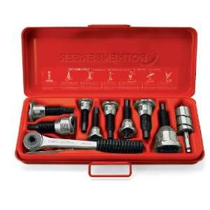 Rothenberger 22124 NA 1/2 to 1 1/8 Tee Extractor Set with Ratchet 