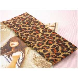  Brown Leopard Animal Print Stretchy Hair Band for Women or 