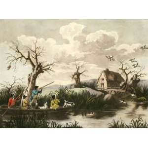  Duck Shooting Etching Morland, George Rowlandson, T Field 