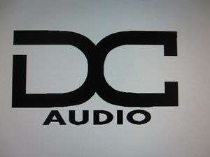 DC car audio decal sticker available in 21 colors  