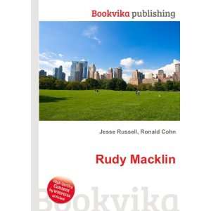  Rudy Macklin Ronald Cohn Jesse Russell Books
