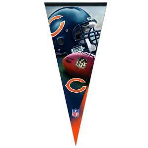  Chicago Bears Premium Pennant (17x40 Inch) Sports 