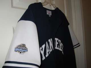 New York Yankees Starter Jersey 2003 World Series Patch Large L Derek 