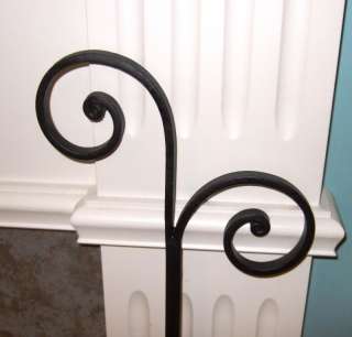FIREPLACE POKER DOUBLE SWIRL SOLID STEEL MADE IN USA  