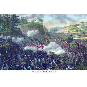   , Battle of Chickamauga or Chickamauga Creek   20x30