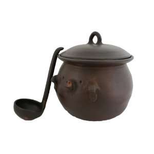  Pig Faced Pot with Ladle