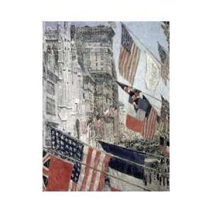  Childe Hassam   Allies Day, May 1917 Giclee Canvas