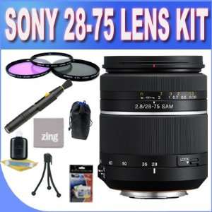  Sony 28 75mm f/2.8 Smooth Autofocus Motor (SAM) Full Frame Lens 