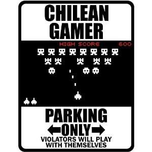  New  Chilean Gamer   Parking Only ( Invaders Tribute   80 