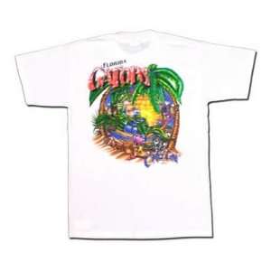    Florida Gators White Just Chillin T shirt