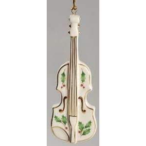  Lenox China Holiday (Dimension) Violin Ornament, Fine China 