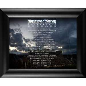  BYU Distinguished Fight Song 11 x 14 Print with Black 