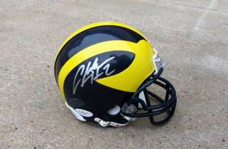 JSA Michigan CHARLES WOODSON Signed Autographed Football Mini Helmet 