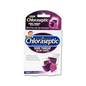  Chloraseptic Sore Throat Relief Strips (2 20 strips 