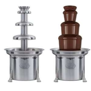   Commercial Brushed Stainless Chocolate Fountain