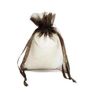  Chocolate Brown Organza Sheer Gift Basket Bag 22 1/2 X 25 