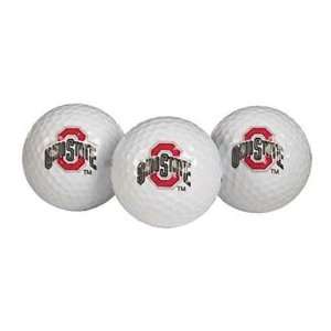  Ohio State Buckeyes NCAA Golf Ball 3 Pack Sports 