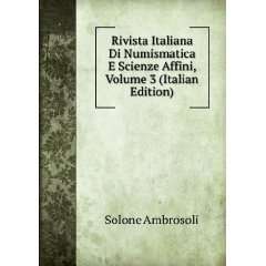   Scienze Affini, Volume 3 (Italian Edition) Solone Ambrosoli Books