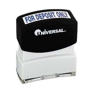  Universal  One Color Message Stamp, FOR DEPOSIT ONLY, Pre 