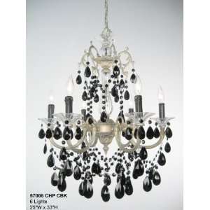 Classic Lighting 57006 CHP SC Swarovski Spectra Crystal Via Venteo 33 