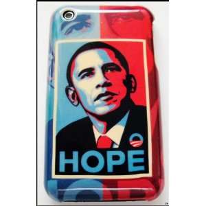  President Obama USA Hope iPhone 3Gs 3G Hard Back Cover 