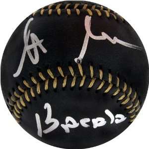 Steve Schirripa Black Leather Baseball 