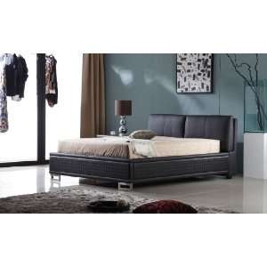   Sofa Blvd Collection California King Bonded Leather Tufted Bed Home