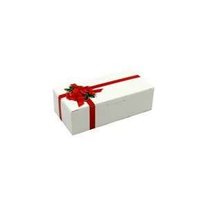  Christmas Candy Box Ribbon n Holly 1/2 Lb  2 Layer / 5 