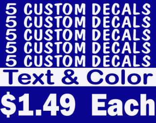 Custom Decals stickers house window rv door dog cat wall 1.49 / Each 