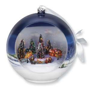  Christmas Vignette Santa Sleigh Ornament Jewelry