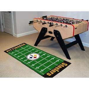   Steelers Runner Rug   NFL Football Accent Floor Mat