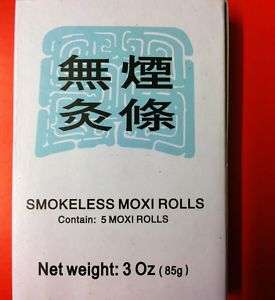 Smokeless Moxi Rolls moxibustion 无烟灸条 5 sticks 3 oz  