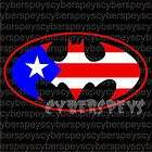 Puerto Rico Batman Stickers Car Vinyl Decals JDM