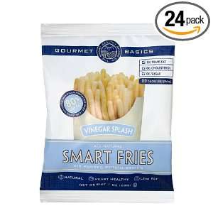 Gourmet Basics Smart Fries Vinegar Splash, 1 Ounce Bags (Pack of 24)