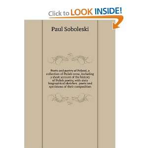   . poets and specimens of their composition Paul Soboleski Books