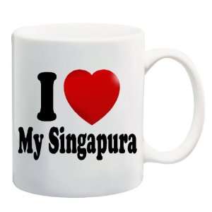LOVE MY SINGAPURA Mug Coffee Cup 11 oz ~ Cat Breed