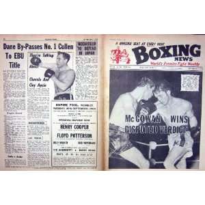    BOXING 1966 McGOWAN RUDKIN CHUVALO WINSTONE DE KEER