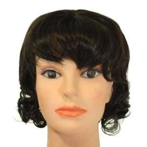  11 Short Dark Brown curly synthetic wig Beauty