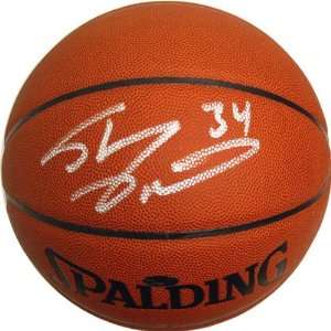  Shaquille ONeal Autographed Pro Leather Basketball 