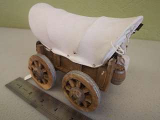   Western Wooden Hand Made Conestoga Small Model Covered Toy Wagon