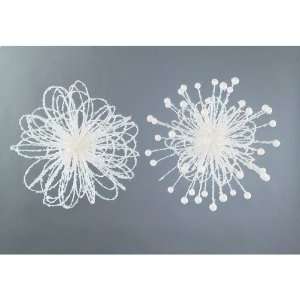   Traditions White Snowflake Hanging Decorations 8 