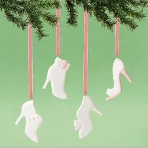   Fashion Shoes 4 Assorted Snowbabies Hanging Ornament