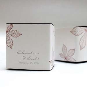  Autumn Leaf Cube Favor Box Wrap W1001 42 Quantity of 1 
